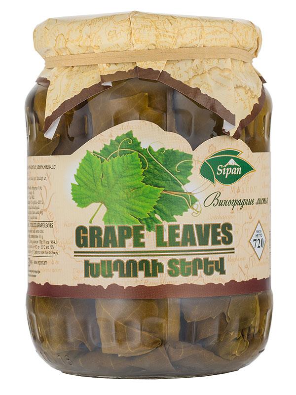 Консервированные листья винограда Ecofood, 720 гр. (Армения)