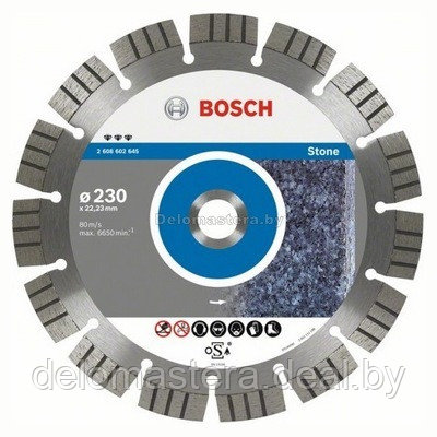 Алмазный диск по камню Expert for Stone 150-22,23 Bosch (2608602590) - фото 1 - id-p103934366