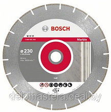 Алмазный отрезной круг Standard for Marble Bosch 230х22,23мм мрамор Professional  2608602283