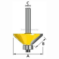 Фреза кромочная конусная 23*11*6*32*2T (60гр), Makita (D-09494)