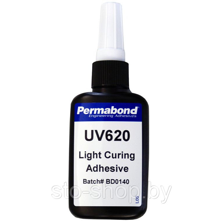 Permabond UV 620 Сверхпрозрачный УФ клей для стекла-стекла и стекла-металла отверждаемый УФ-облучением, 50 мл - фото 1 - id-p5596138