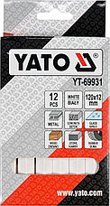 Мелки технические для разметки 12шт. (белые) "Yato"  YT-69931, фото 2