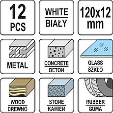 Мелки технические для разметки 12шт. (белые) "Yato"  YT-69931, фото 3