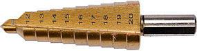 Сверло по металлу ступенчатое  6-20мм HSS-TiN "Yato" YT-44744, фото 2