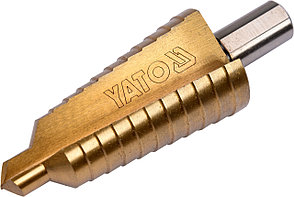 Сверло по металлу ступенчатое 10-30мм HSS-TiN "Yato" YT-44746