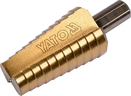 Сверло по металлу ступенчатое 20-30мм HSS-TiN "Yato"  YT-44747