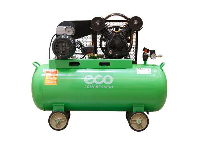 Компрессор ECO AE-1005-B1 (380 л/мин, 8 атм, ременной, масляный, ресив. 100 л, 220 В, 2.20 кВт) - фото 3 - id-p103953949