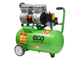 Компрессор ECO AE-25-OF1 (140 л/мин, 8 атм, поршневой, безмасляный, ресив. 24 л, 220 В, 0,8 кВт)