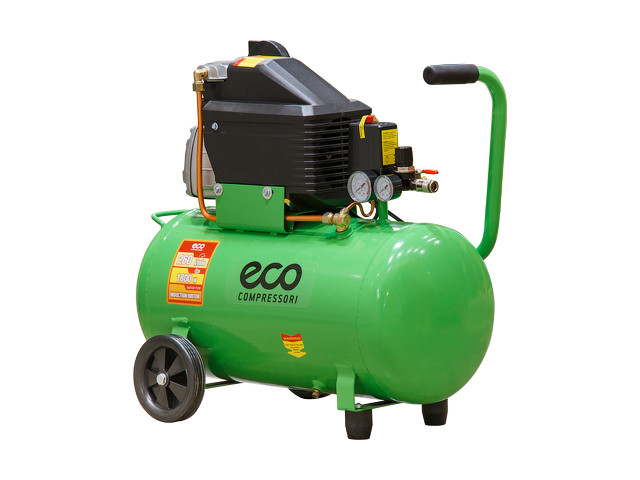 Компрессор ECO AE-501-4 (260 л/мин, 8 атм, коаксиальный, масляный, ресив. 50 л, 220 В, 1.80 кВт)