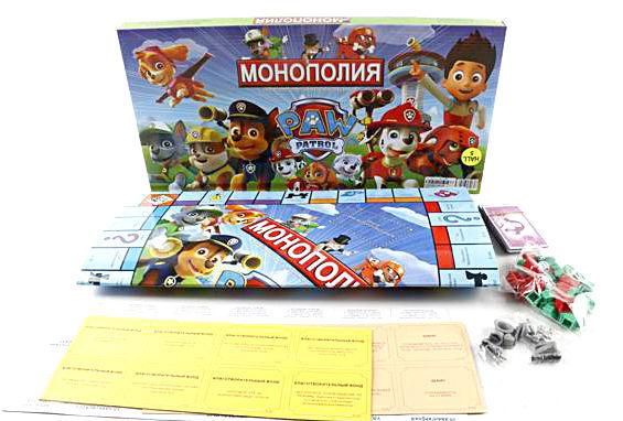 Настольная игра "монополия" щенячий патруль Paw Patrol - фото 4 - id-p103954942