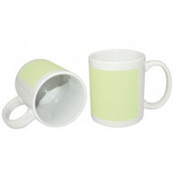 Кружка белая с люминисцентным окном для сублимации 330 мл