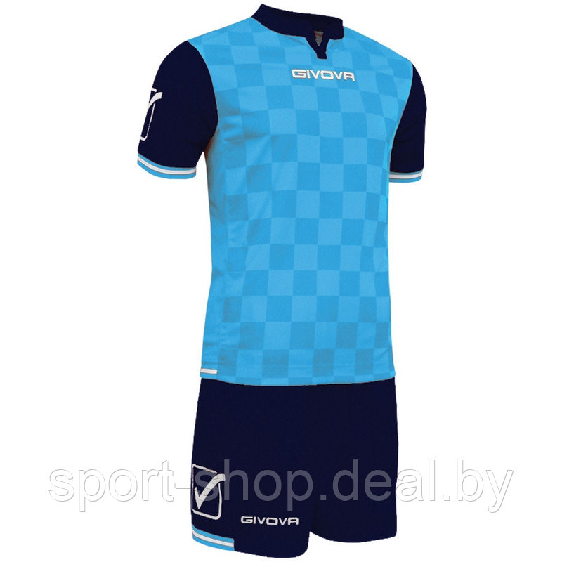 Форма Givova COMPETITION KITC45 (Голубой/Синий), форма футбольная, форма для команды