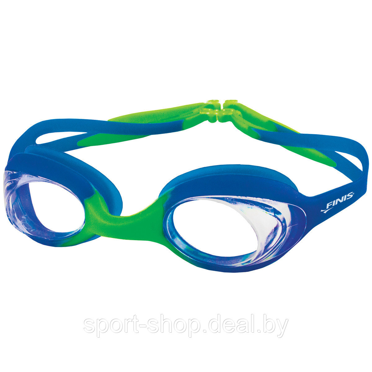 Детские очки для плавания FINIS Blue Green/Clear 3.45.011.162, очки для плавания, детские очки - фото 1 - id-p103966019