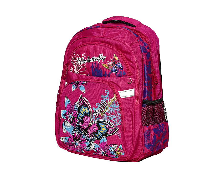 Школьный рюкзак для девочки 8813-1 розовый - фото 2 - id-p103973417
