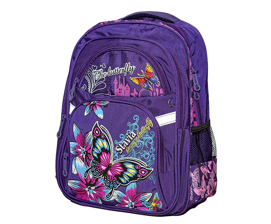 Школьный рюкзак для девочки 8813-1 фиолетовый - фото 2 - id-p103973418