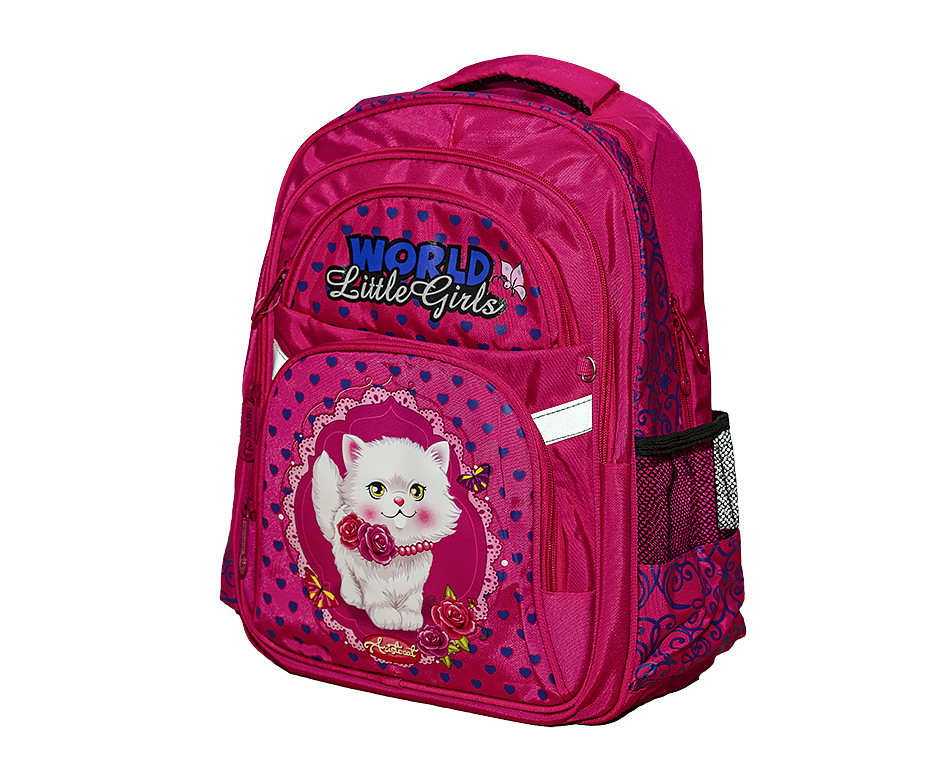 Школьный рюкзак для девочки 8812 розовый - фото 2 - id-p103973419
