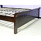 Кровать из гевеи I-3655 (120х200) венге, фото 6