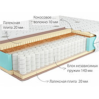 Матрас ортопедический Kondor Bora Hard (80x190-200) Средне-жёсткий 4H / Средне-жёсткий 4H