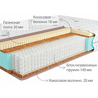 Матрас ортопедический Kondor Jamaika-2 Multi (100x190-200) Средне-жёсткий 5H / Очень жесткий 10H