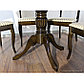 Стол из массива гевеи «Olivia» 106/141 см (раздвижной), фото 4
