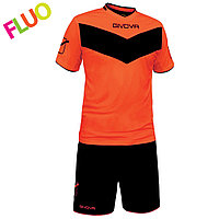 Форма Givova VITTORIA FLUO MC KITT05, форма для команды, форма футбольная, форма детская