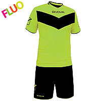 Форма Givova VITTORIA FLUO MC KITT05, форма для команды, форма футбольная, форма детская