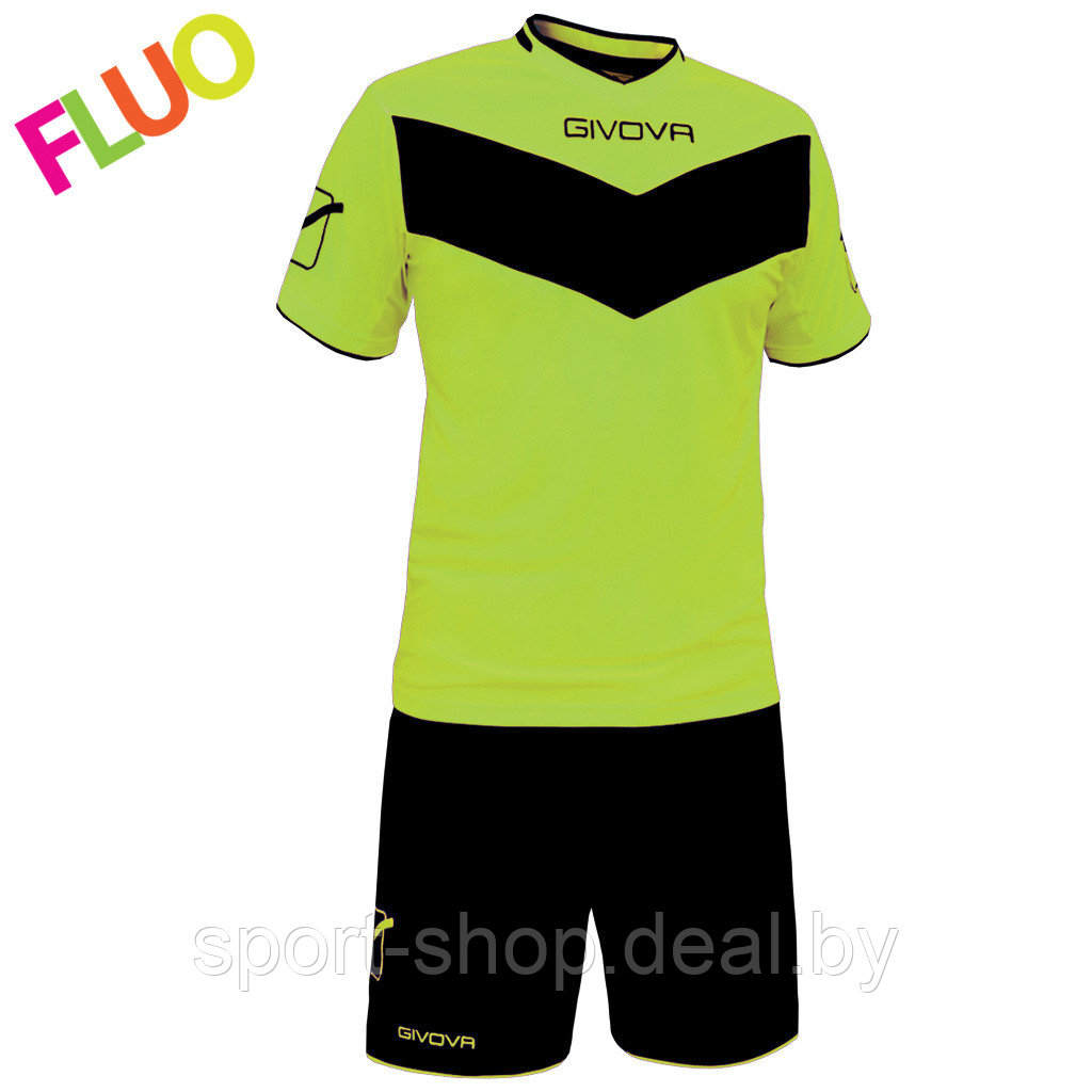 Форма Givova VITTORIA FLUO MC KITT05, форма для команды, форма футбольная, форма детская - фото 1 - id-p103991251