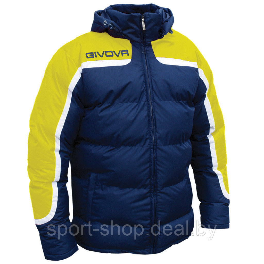 Зимний пуховик с двойной подкладкой Givova ANTARTIDE G010, зимний пуховик, куртка теплая, куртка зимняя - фото 1 - id-p103991370