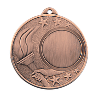Медаль Бронза 50mm GMM8032, медаль, медаль спортсмену, спортивная медаль, медаль спорт, наградная продукция