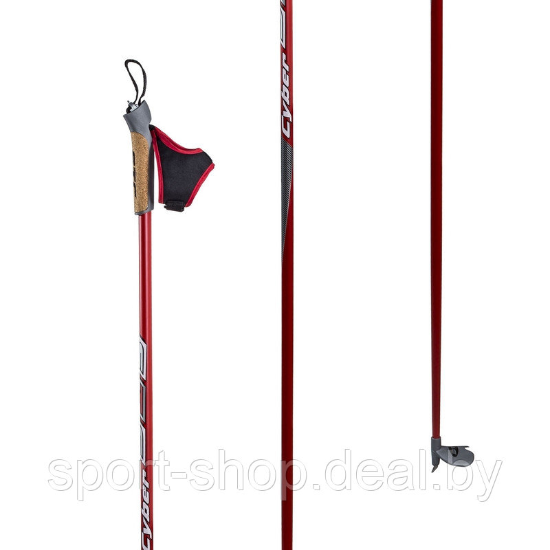 Палки лыжные STC Cyber Гибрид 60/40,палки лыжные,лыжные палки stc,лыжные палки по росту,размер лыжных палок - фото 1 - id-p103992222