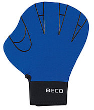 Аква перчатки-лопатки BECO (647BE963503),лопатки для плавания, перчатка для плавания, перчатки с перепонками