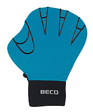 Аква перчатки-лопатки BECO (647BE963501),лопатки для плавания, перчатка для плавания, перчатки с перепонками