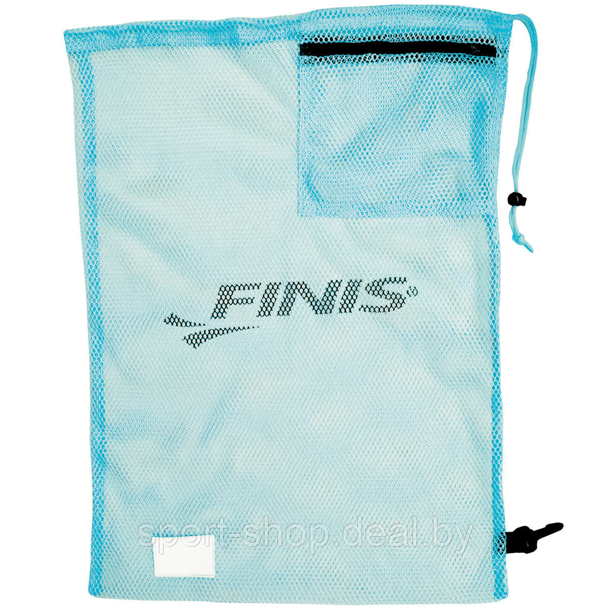 Сетка для инвентаря Mesh Gear Bag Sky Blue 1.25.030.203,сумка для инвентаря,сумка FINIS,  сумка мешок