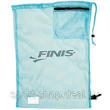 Сетка для инвентаря Mesh Gear Bag Sky Blue 1.25.030.203,сумка для инвентаря,сумка FINIS,  сумка мешок