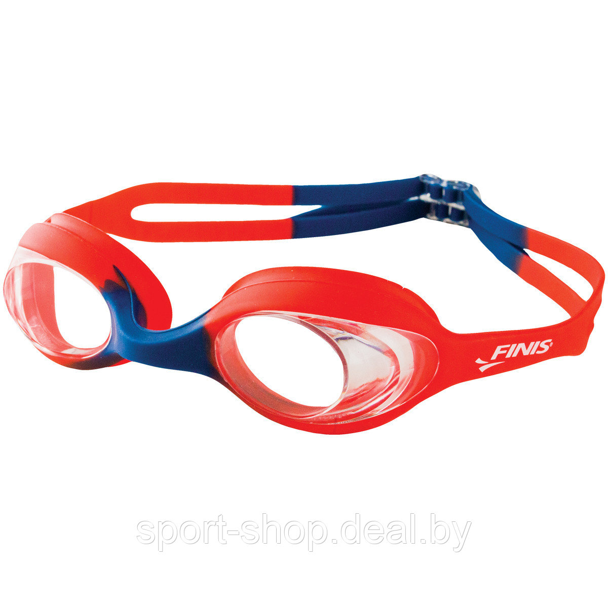 Детские очки для плавания FINIS Red Blue/Clear 3.45.011.133, очки для плавания, очки для плавания в бассейне - фото 1 - id-p103993497