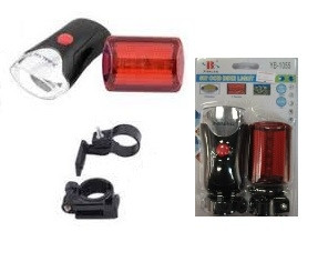 Велосипедные фонари набор на батарейках YZ-809 - фото 1 - id-p103996087