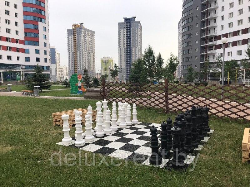 Большие шахматы и шашки аренда - фото 1 - id-p103996047