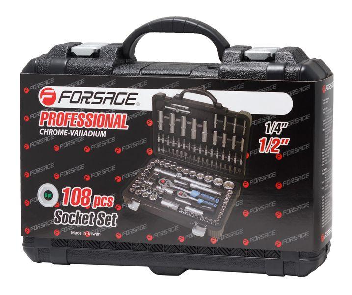 Набор инструмента Forsage F-41082-5 108 предметов (6-граней) - фото 2 - id-p7118403
