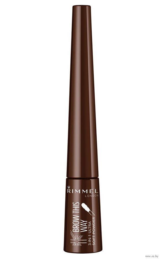 Rimmel Brow Shake Filling Powder пудра для бровей тон 002