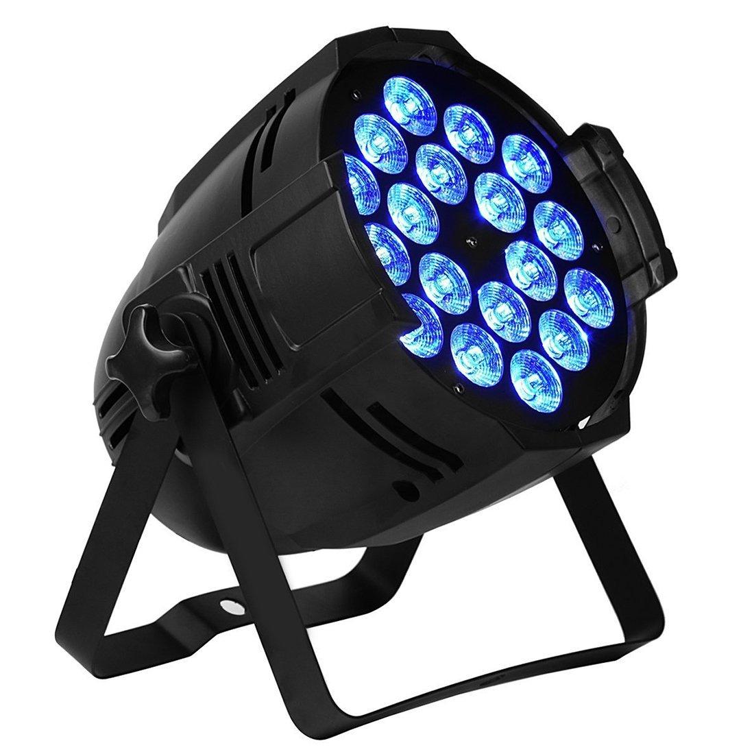 Прожектор светодиодный заливочный PAR64 LED-3001K 18х15W (5in1) Чёрный, PGWA 5in1 Multi-Color LED Lamp - фото 5 - id-p104004818