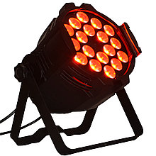 Прожектор светодиодный заливочный PAR64 LED-3001K 18х18W (5in1) Чёрный, PGWA 5in1 Multi-Color LED Lamp