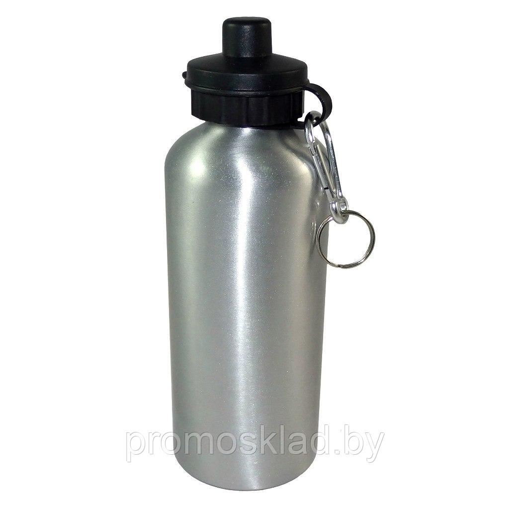 Бутылка металл для сублимации 600 мл с крышкой для питья - фото 1 - id-p104005035