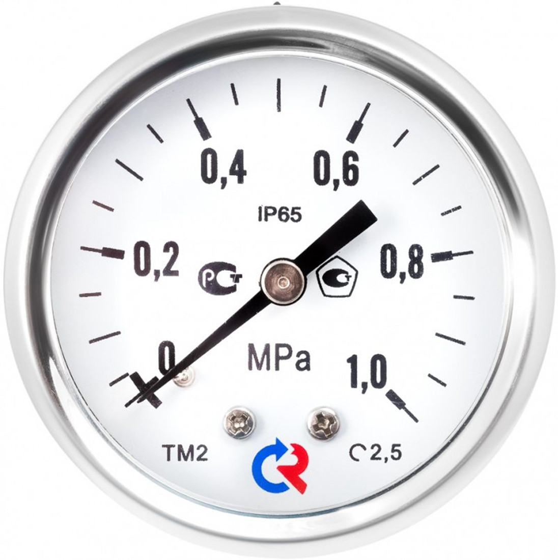 Манометр ТМ-221Т.00(0-1МРа)G1/4.2,5 резьба G1/4 нерж сталь