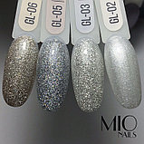 Гель-лак MIO nails, GL-03, Алмазная крошка, 8 мл, фото 2