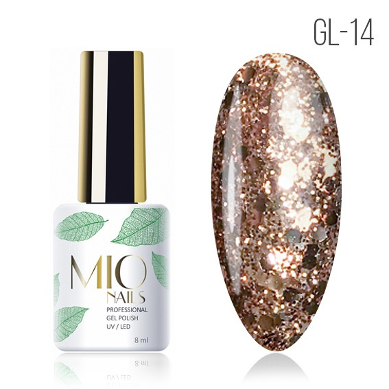 Гель-лак MIO nails, GL-14, Императорский топаз, 8 мл