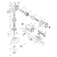 Статор в сборе к 9069S/9067S/, MAKITA (526074-8)