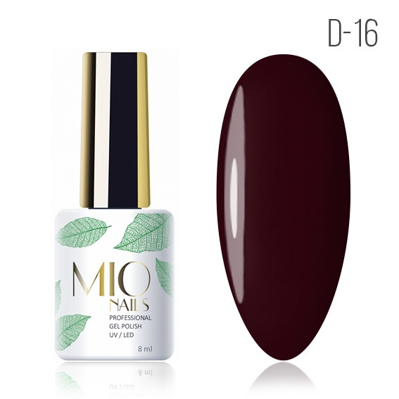 Гель-лак MIO nails, D-16. Гранат, 8 мл