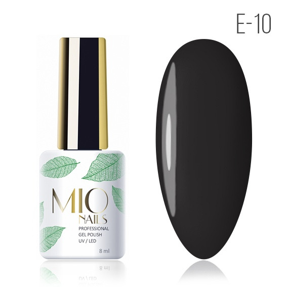 Гель-лак MIO nails, E-10. Графит, 8 мл