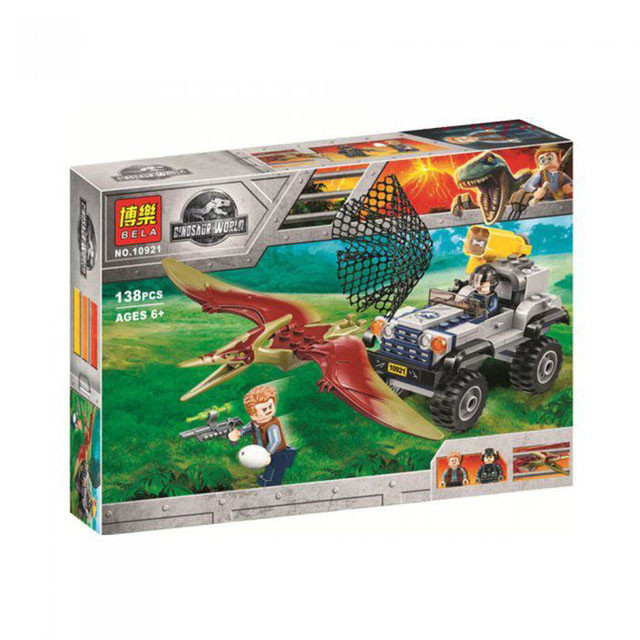 Конструктор Bela 10921 Dinosaur World Погоня за птеранодоном (аналог LEGO Jurassic World 75926) 138 деталей - фото 1 - id-p104028293