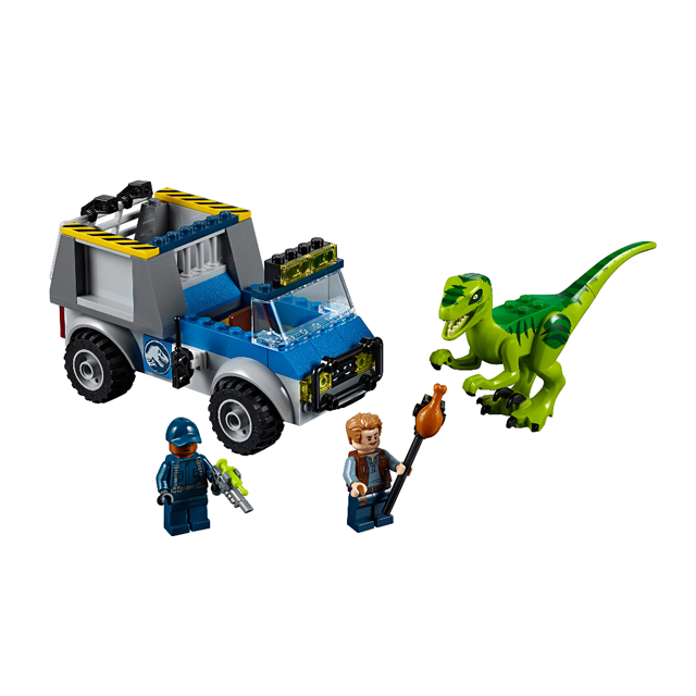 Конструктор Bela 10919 Dinosaur World Грузовик спасателей для перевозки раптора (аналог LEGO 10757) 102 д - фото 8 - id-p104028307